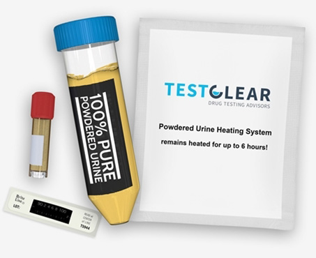 powdered dehydrated urine made by testclear that is a great alternative to using synthetic urine